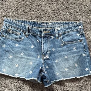 GAP Women's Starry Blue Jean Shorts